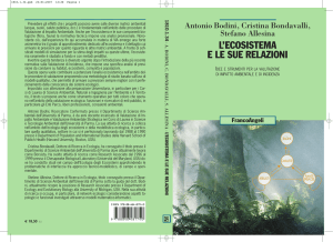 l`ecosistema e le sue relazioni - Dipartimento di Scienze Chimiche