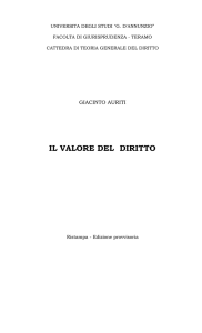 il valore del diritto