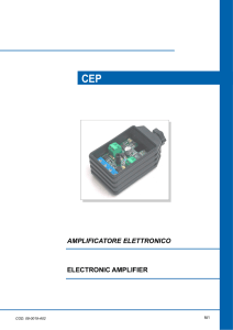 amplificatore elettronico electronic amplifier cep