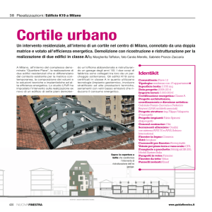 Cortile urbano - Guida Finestra