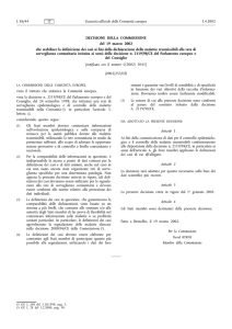 Decisione 2002/253/CE