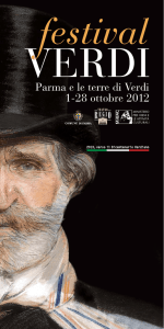 Festival Verdi - Conservatorio Arrigo Boito