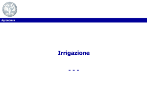 Irrigazione - Roberto Confalonieri Home Page