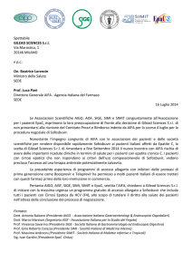 Leggi la lettera - NPS Italia Onlus