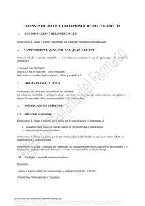 riassunto delle caratteristiche del prodotto - Banca Dati Farmaci