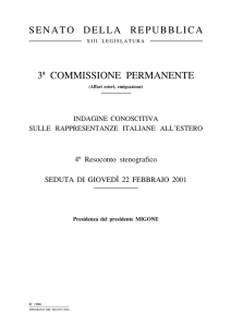 3„ commissione permanente