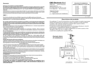 Istruzioni di installazione SA - rev F - A5.cdr