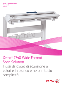 Xerox® 7740 Wide Format Scan Solution Flussi di lavoro di