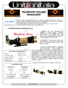 telescopi solari maxscope - unitronitalia instruments