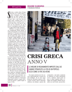 CRISI GRECA - Città Nuova