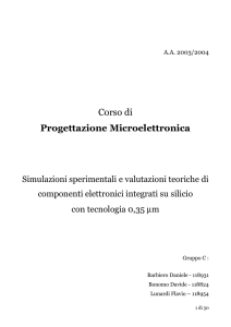 Progettazione Microelettronica