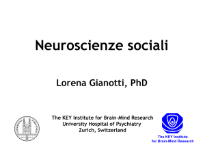 Le neuroscienze sociali - Neuroscienze e Dipendenze