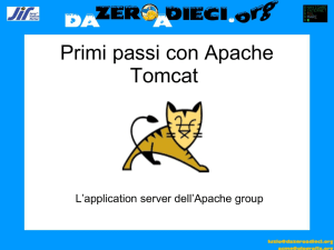 Primi passi con Apache Tomcat - Dipartimento di Ingegneria dell