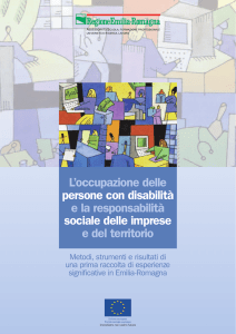 L`occupazione delle persone con disabilità e la responsabilità