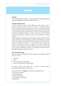 Premessa Per le Finalità, gli Obiettivi formativi, le Attività formative e