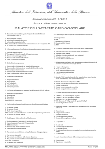 Malattie dell`apparato cardiovascolare