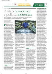 Politica economica e politica industriale, con Roberto Romano
