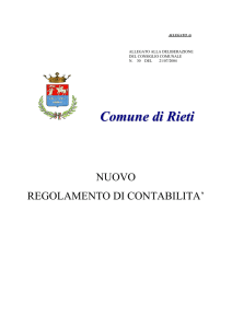 Regolamento di contabilità