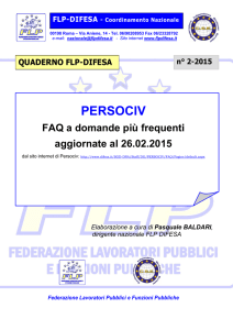 Quaderno n. 02-2015-FAQ PERSOCIV a QUESITI