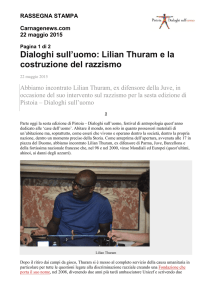 Dialoghi sull`uomo: Lilian Thuram e la costruzione del razzismo