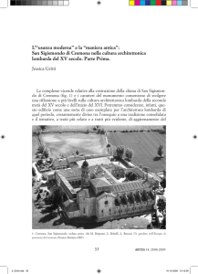 L`“usanza moderna” e la “maniera antica”: San Sigismondo di