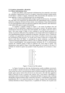 grandezze cinematiche e dinamiche