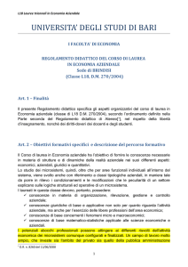 UNIVERSITA` DEGLI STUDI DI BARI