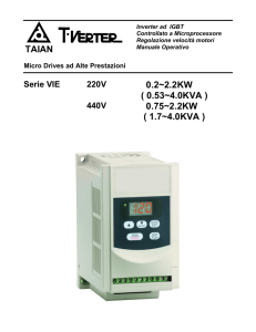 Manuale inverter Taian E2 - Utensileria e Ferramenta