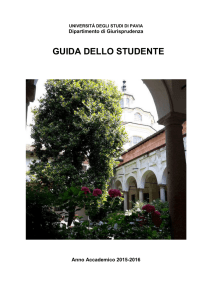 Guida dello studente aa 2015_2016 - 01-09-2015