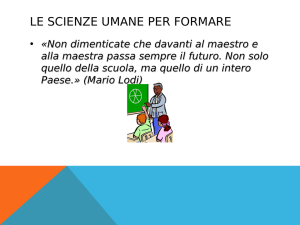 il liceo delle scienze umane e` adatto a te?