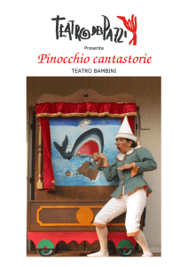 Pinocchio cantastorie