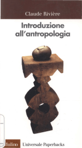 Introduzione all`antropologia