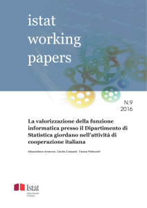 istat working papers