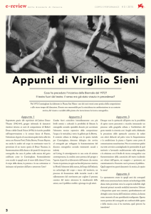 Appunti di Virgilio Sieni