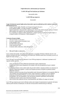 informazioni per il paziente LASIX 250 mg/25 ml soluzione per