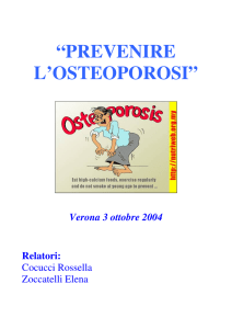 prevenire l`osteoporosi