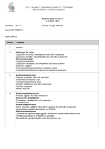 PROGRAMMA SVOLTO A. S. 2013