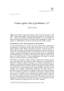 Come capire che il problema c`è?