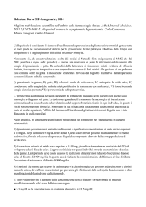 Relazione Borsa SIF-Assogenerici, 2014 Migliore pubblicazione