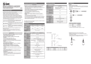 Manuale di installazione e manutenzione Sensore di