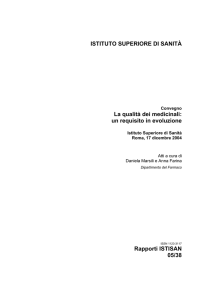 un requisito in evoluzione - Istituto Superiore di Sanità