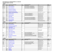 i anno ii anno iii anno pds scienze della comunicazione aa 2016