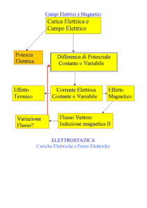 Campi Elettrici e Magnetici ELETTROSTATICA Cariche Elettriche e