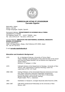 curriculum vitae et studiorum