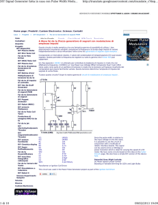 DIY Signal Generator fatta in casa con Pulse Width Modu... http