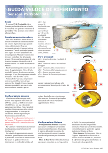 165140aa PS Depth sensor QRG - Italian.indd