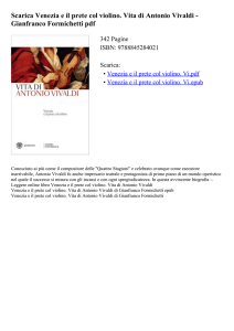 Scarica Venezia e il prete col violino. Vita di Antonio Vivaldi