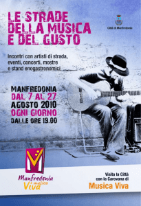 La brochure - Comune di Manfredonia