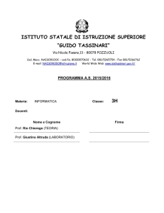 istituto statale di istruzione superiore “guido tassinari