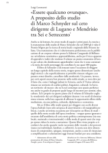 «Essere qualcuno ovunque». A proposito dello studio di Marco